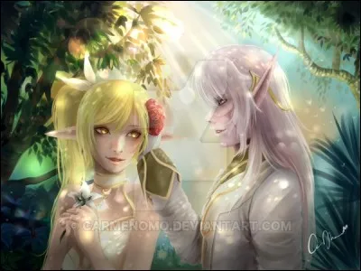 Quelles sont les races de ces personnages Lumineux ? Et leurs noms ?
(Auteur : Carmenomo)