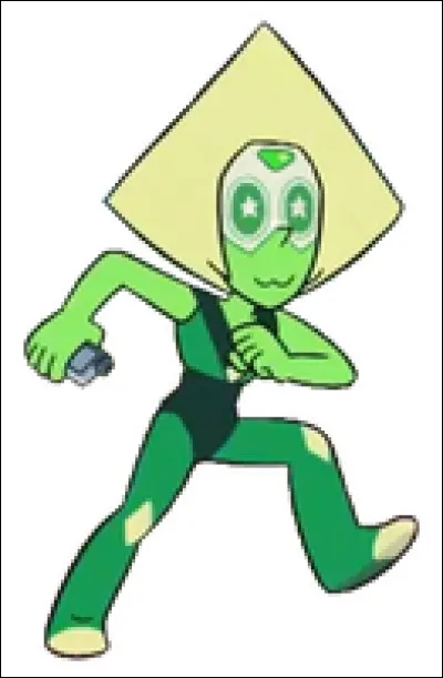 Quel est le jeu de mot que Peridot fait à Lapis dans le lac, dans l'épisode Barn mates/Réfugiées planétaires (E4 S3) ?