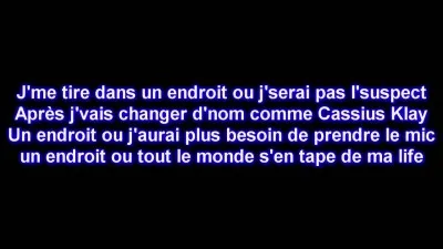 Qui a chanté "J'me tire" ?