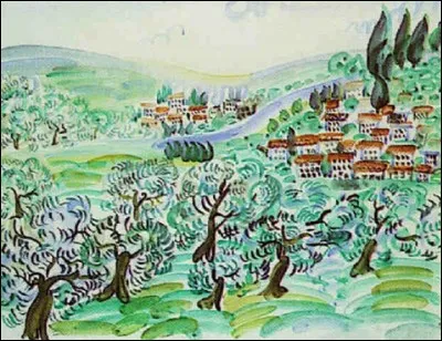 Qui a peint "Paysage de Provence" ?