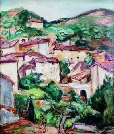 Qui a peint "Village de Provence" ?