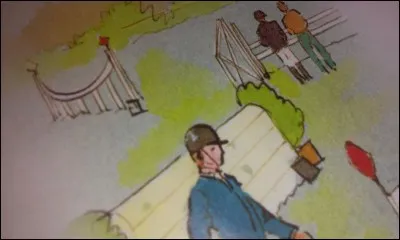 Lors d'un concours, on reconnaît le parcours à pied