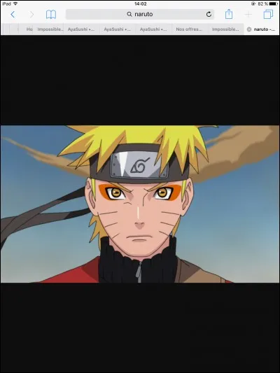 Comment s'appelle le mode utilisé par Naruto sur l'image ?