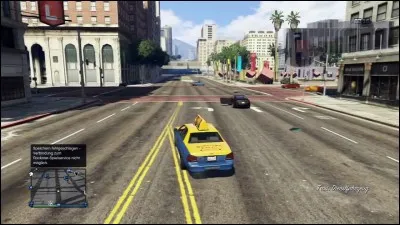 Ce taxi peut-il franchir la ligne continue pour tourner à gauche ?