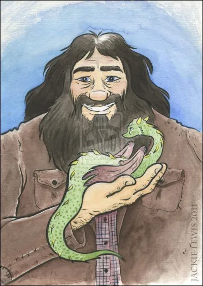 Tu surprends Hagrid, la main dans le sac, en train de nourrir un bébé dragon. Tu...