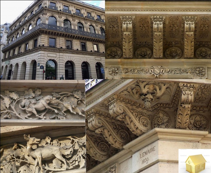 Allons « boulevard des Italiens » !Vers 1975, l'architecte d'une banque a « conçu en une journée et dans la fureur contre les passéistes », un nouveau projet pour intégrer du neuf dans de l'ancien : par des « volumes en harmonie ».Comment les Parisiens ont-ils nommé cet endroit ?