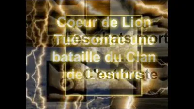 Dans "La Prophétie d'Etoile Bleue", quel chat réussi à convaincre Étoile de Sapin de quitter le clan du Tonnerre ?