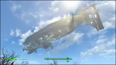 Quel est le nom du dirigeable de la Confrérie de l'acier ?