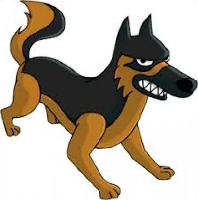 Quelle proposition désigne le nom d'un chien policier ?