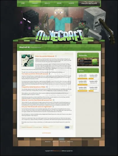"Minecraft" a-t-il toujours été à 20  ?