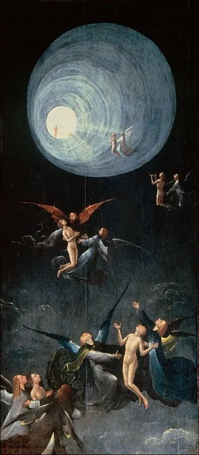Ce tableau de Hjeronimus (Jérôme) Bosch, Vision de l'au-delà : l'ascension des élus, fait penser, dans sa singularité, à un beau film pénétrant l'inconnu avec humanité. Quel est ce film ?