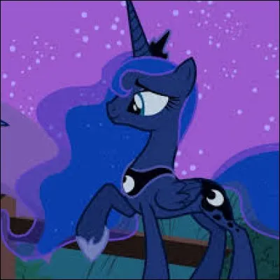 De quelle couleur la princesse Luna est-elle dans "My Little Pony" ?