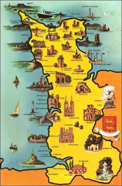 Quel département normand est limitrophe de la Bretagne ?