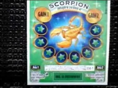 Quel est le prix du ticket à gratter du signe astrologique "Scorpion" ?
