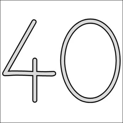 Comment appelle-t-on un nombre qui contient 40 unités ?