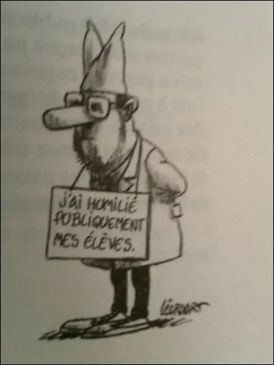 Que fait la maîtresse quand les élèves ne respectent pas les règles de vie ?