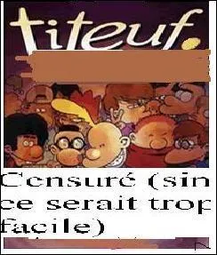 Qu' est-ce qu'il y a sous le pied de Titeuf ?