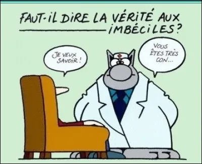 Ce que je vous dis est très sérieux, assurément, ce n'est pas ...