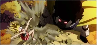 (Épisode 109) 
En combattant Kain, Lucy débarque en plein milieu d'un autre combat. Lequel ?