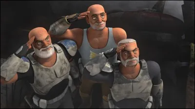 Allez un peu de Star Wars Rebels. Qui sont les trois clones que l'on voit dans la série ?