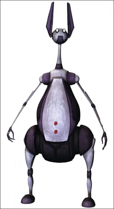 Par quel type de droïde le Virus de l'Ombre Bleue a-t-il été libéré ?