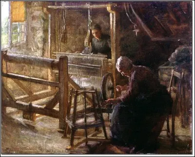 Il est question de tringles de métier à tisser relevant les lisses.