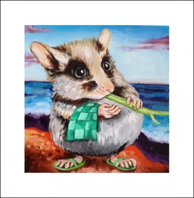 Canard du genre rat.