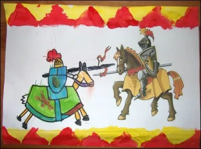 Ah, blanchir sous le harnois au sens propre !