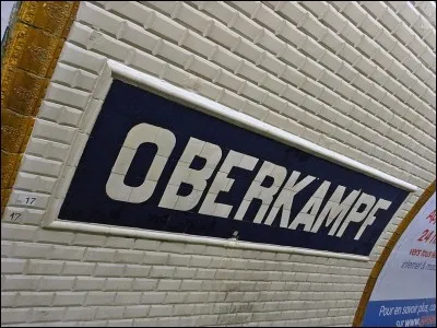 Quelles sont les 2 lignes de métro qui s'arrêtent à Oberkampf ?