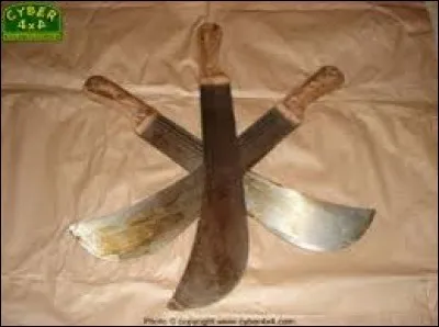 Où utilise-t-on le ''coupe-coupe'' ?