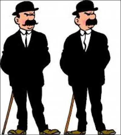 Dans les albums de Tintin, on peut faire la différence entre Dupont et Dupond en observant...