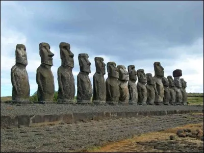L'île de Pâques est une île du Chili isolée dans le sud-est de l'océan Pacifique, particulièrement connue pour ses statues monumentales et son écriture océanienne unique. Comment nomme-t-on les fameuses statues de l'île ?