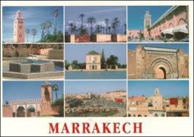 Roger vous envoie une carte postale de ses vacances à Marrakech. Dans quel pays se trouvait-il ?