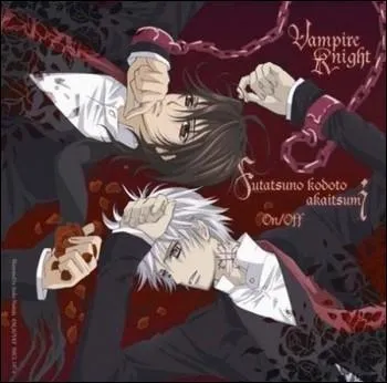 Maintenant le manga Vampire Knight avec le gnrique Futatsu no kodou to akai tsumi :