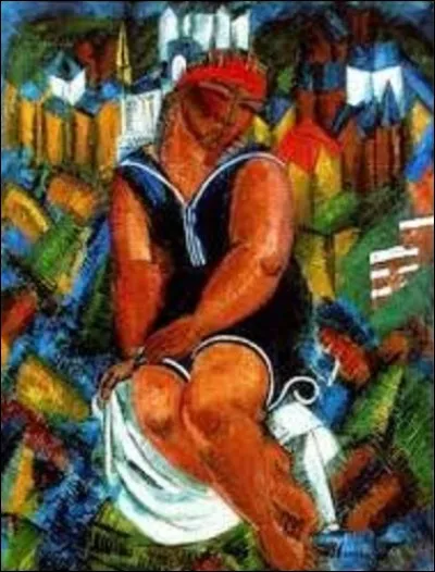 Réalisée en 1911, "La Grande Baigneuse" est l'oeuvre d'un peintre impressionniste, fauviste, et cubiste. Pourriez-vous me citer son nom ?