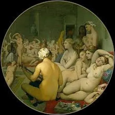 Présentant un groupe de femmes nues dans un harem, "Le Bain turc" est une oeuvre aujourd'hui conservée au musée du Louvre. Quel peintre de mouvement néo-classicisme a dépeint cette scène en 1862 ?