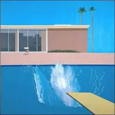 Acrylique sur toile datant de 1967, "A Bigger Splash" est l'oeuvre d'un artiste britannique de mouvement Pop Art qui se nomme :