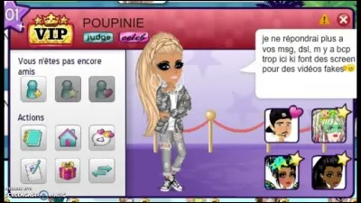 Pourquoi POUPINIE a-t-elle gagné un trophée de félicitations ?