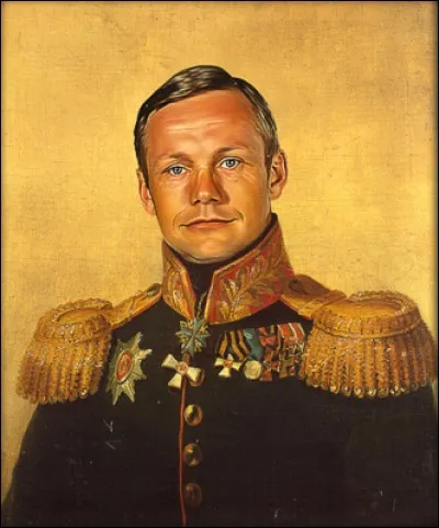 Quelle célébrité a piqué la place d'un général russe sur ce tableau ?