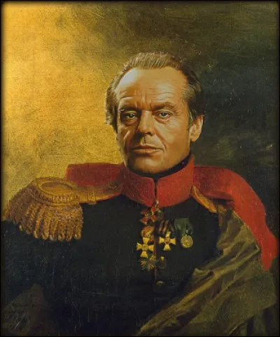 Quelle célébrité a piqué la place d'un général russe sur ce tableau ?