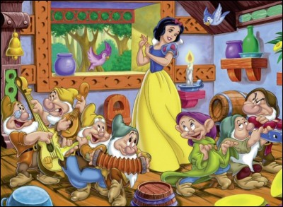 Quel conte de Grimm a été le dessin animé long métrage en technicolor réalisé par Walt Disney ?