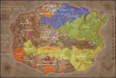 Lorsque les Titans ont ordonné Azeroth, il n'y avait qu'un seul continent. Lequel ?