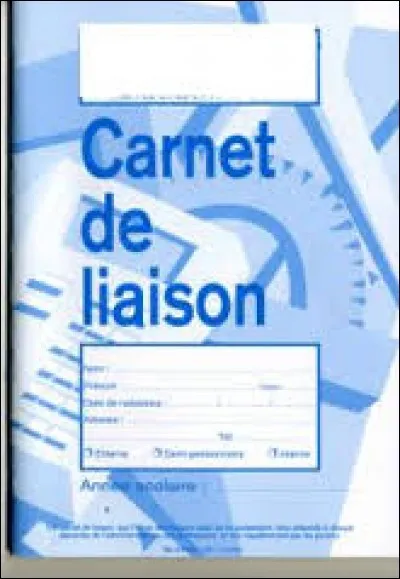Le carnet de correspondance est un document officiel de l'élève...