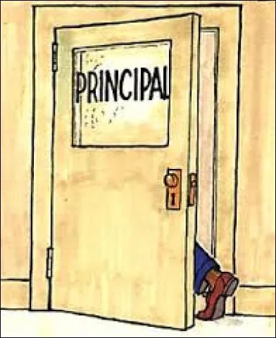 Le principal préside les conseils de classe...