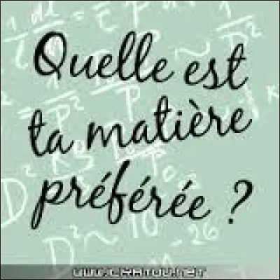 Quand je suis à l'aise dans une matière et que mes évaluations sont bonnes...