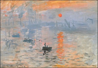"Impression, Soleil levant" (1872)