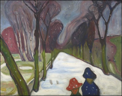 "Neige fraîche sur l'avenue" (1906)
