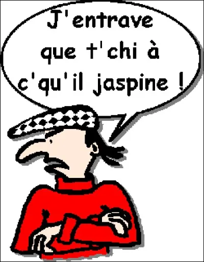 Que dit Michel Audiard, le pape de l'argot, dans cette caricature ?