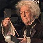 Comment s'appelle le fabricant de baguettes magiques sur le Chemin de Traverse ?