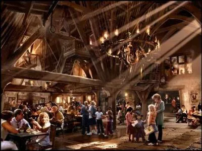 Comment s'appelle le pub minuscule et miteux sur le Chemin de Traverse ?